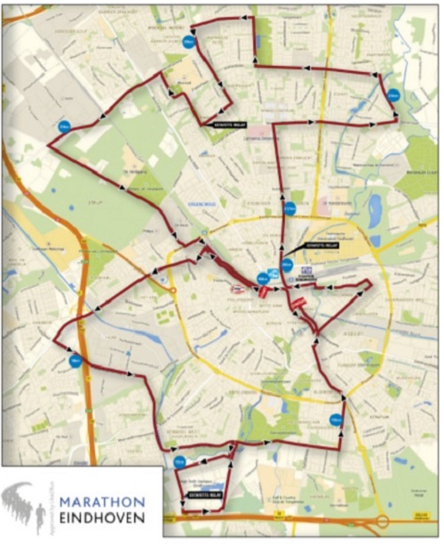 marathon eindhoven parcours