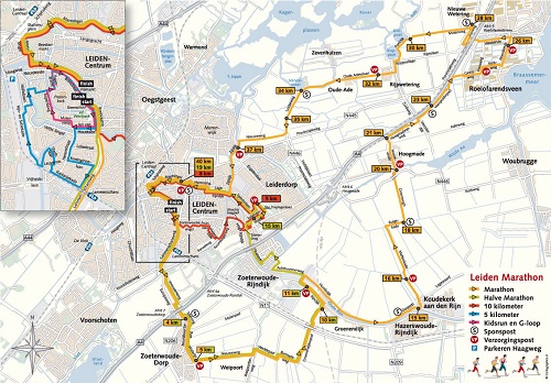 marathon leiden parcours