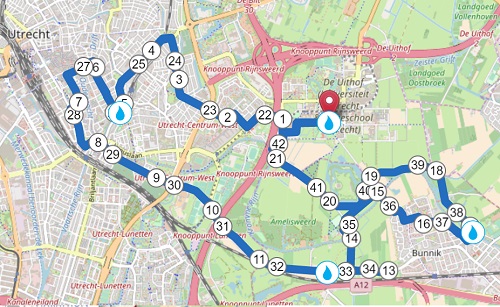 marathon utrecht parcours
